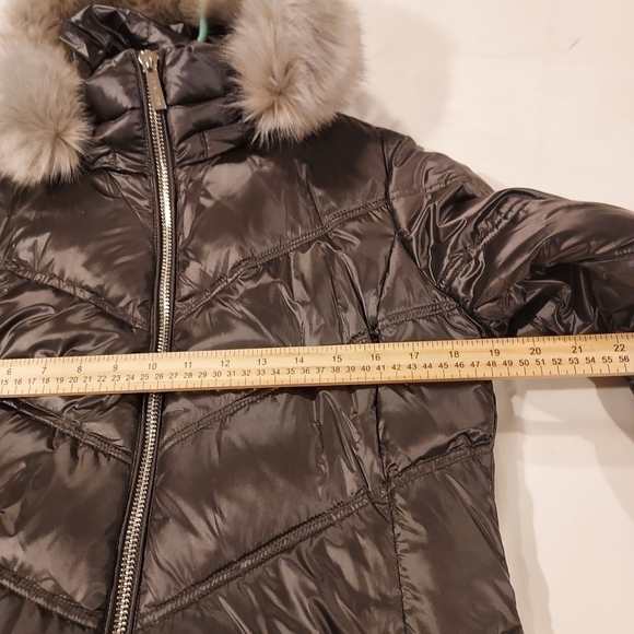 Michael Kors charcoal Down Puffer coat sz XS S NWT MSRP $229 - Picture 4 of 15